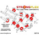 Baja (02-06) STRONGFLEX - 271542A: Stražnji selenblok za montažu stražnjeg diferencijala SPORT | race-shop.hr