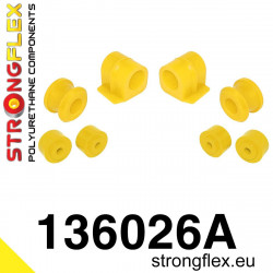 STRONGFLEX - 136026A: Prednji selenblok stabilizatora kit SPORT