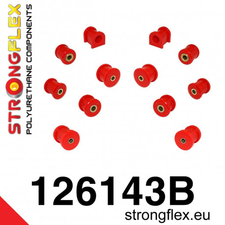VII - VIII - IX (01-07) STRONGFLEX - 126143B: Komplet selenblokove stražnjeg ovjesa | race-shop.hr