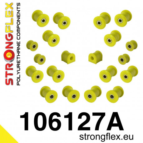 NA (89-98) STRONGFLEX - 106127A: Stražnji Komplet poliuretanskih selenblokova ovjesa SPORT | race-shop.hr