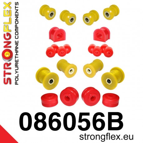 CRX (88-91) STRONGFLEX - 086056B: Prednji ovjes komplet selenblokova | race-shop.hr
