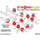 Polijuretanski silent blokovi STRONGFLEX - 271537B: Stražnji donji vanjski selenblok | race-shop.hr