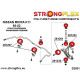 P10 (90-98) STRONGFLEX - 281230A: Prednji stabilizator selenblok šipke SPORT | race-shop.hr