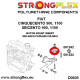 Seicento (98-08) STRONGFLEX - 061242A: Nosač motora uložak SPORT | race-shop.hr