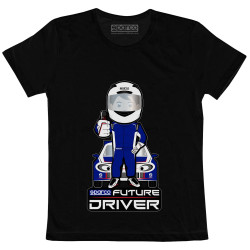 Dječja majica SPARCO Future Driver, crna