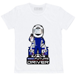 Dječja majica SPARCO Future Driver, bijela