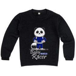 Dječji džemper Felpa Baby Racer - crni