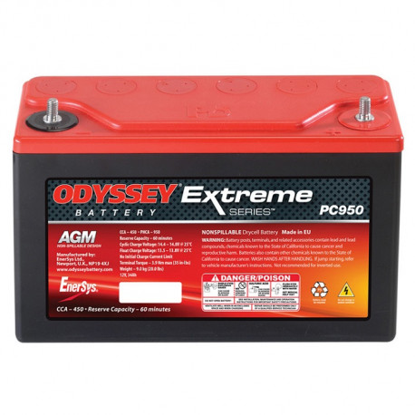 Akumlatori, kutije, držači Gel akumulator Odyssey EXTREME RACING PC950, 34Ah, 950A | race-shop.hr
