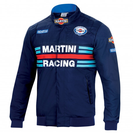 Dukserice i jakne Sparco Bomber jakna MARTINI RACING plava | race-shop.hr