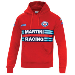 Sparco MARTINI RACING muška duksa s kapuljačom crvena