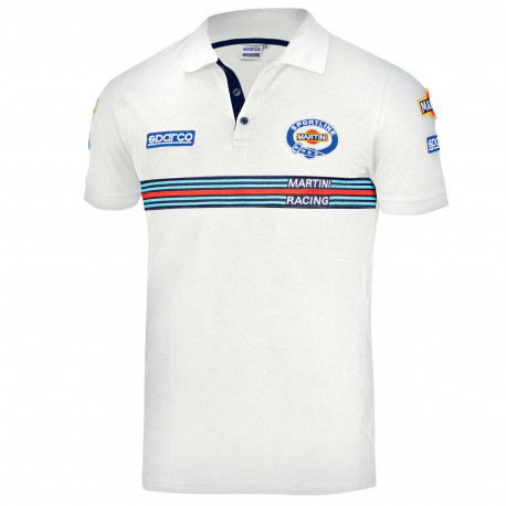 Majice Sparco MARTINI RACING muška replica polo majica - bijela | race-shop.hr