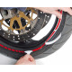 Ukrasne trake za kotače Foliatec ukrasne trake za naplatke bicikla, Crvena | race-shop.hr
