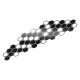 Sprejevi i folije Cardesign naljepnica HEXAGON, 130x32cm, crna | race-shop.hr
