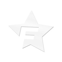 Cardesign naljepnica F-STAR, 41x39cm, bijela