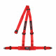 Sigurnosni pojasevi i dodaci ECE 3 točkasti sportski sigurnosni pojasevi RACES 2" (50mm), crvena | race-shop.hr
