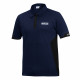 Majice Polo majica Sparco Polo Zip plavo/crna | race-shop.hr
