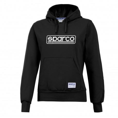 Dukserice i jakne Sparco ženska duksa s kapuljačom FRAME LADY crni | race-shop.hr