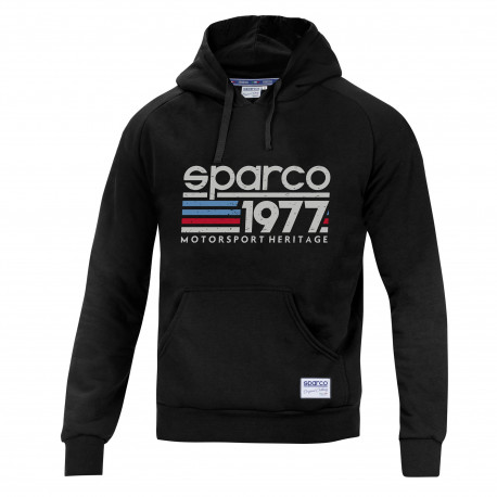 Dukserice i jakne Sparco muška duksa s kapuljačom 1977 crna | race-shop.hr