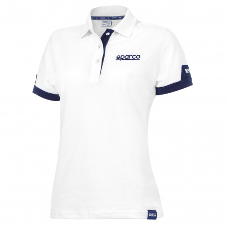 Majice Ženska Polo majica Sparco LADY CORPORATE bijela | race-shop.hr