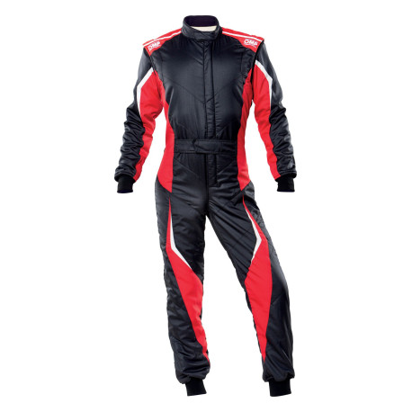 Kombinezoni FIA trkaći kombinezon OMP Tecnica EVO, crna/crvena | race-shop.hr
