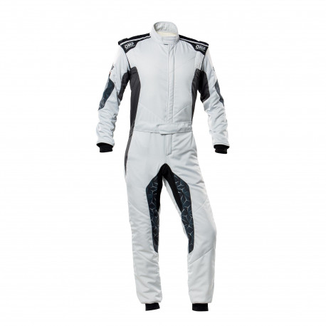 Kombinezoni FIA trkaći kombinezon OMP Tecnica HYBRID, siva/crna | race-shop.hr