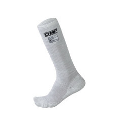OMP One čarape s FIA homologacijom, visoke bijele