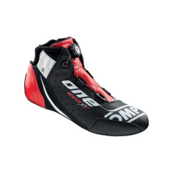 FIA trkaće cipele OMP ONE EVO X R, crna/srebrna/crvena