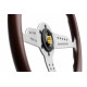 Volani Sportski volan s 3 kraka MOMO GRAND PRIX, 350mm, drvo, 37mm uvlačenje, braon/srebrna | race-shop.hr