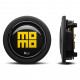 Univerzalne i uklonjive glavčine volana MOMO gumb za trubu - sjajni crno-žuti logotip 2CCR - okrugli | race-shop.hr
