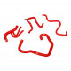 Peugeot XTREM MOTORSPORT silikonska rashladna crijeva za Peugeot 106 1.6 S16 tip 5 | race-shop.hr