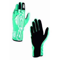 Trkaće rukavice OMP KS-4 ART my2023 (unutarnje šivanje) mint green