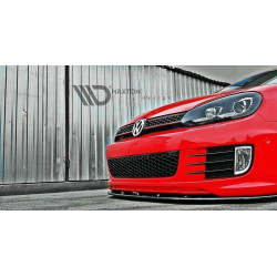 MAXTON DESIGN prednji lip za VW GOLF VI (FOR GOLF GTI 35TH), V2