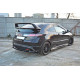 Body kit i vizualni dodaci Stražnji stredišnji difuzor HONDA CIVIC VIII TYPE S/R (bez vertikalnih pruga) | race-shop.hr