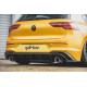 Body kit i vizualni dodaci Stražnji dufuzor branika VW Golf 8 (GTI Look) | race-shop.hr