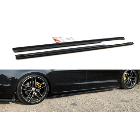 Body kit i vizualni dodaci MAXTON DESIGN difuzori bočnih pragova za Audi A8 Long D4 | race-shop.hr