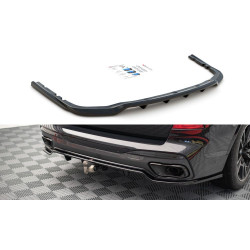 MAXTON DESIGN središnji stražnji difuzor za BMW X7 M G07 (s vertikalnim prugama)