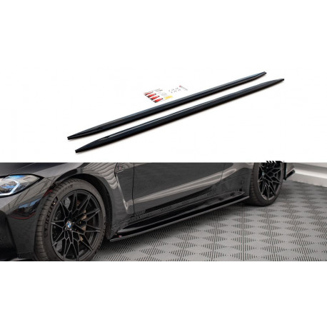 Body kit i vizualni dodaci MAXTON DESIGN difuzori bočnih pragova za BMW M4 G82, V2 | race-shop.hr