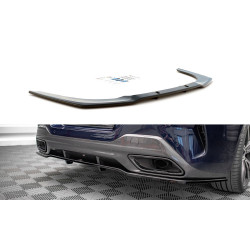 MAXTON DESIGN središnji stražnji difuzor za BMW 8 Gran Coupe M-Pack G16 (s vertikalnim prugama)