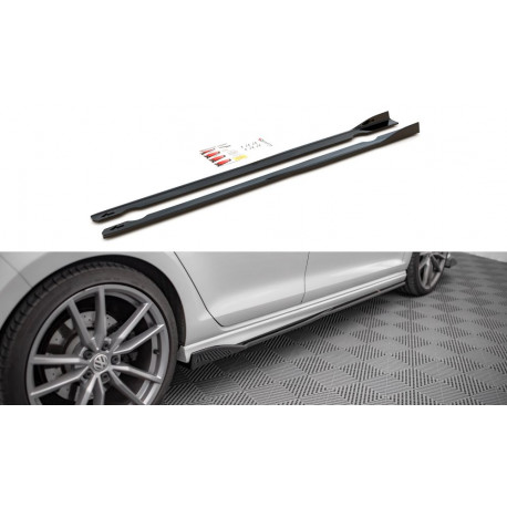 Body kit i vizualni dodaci MAXTON DESIGN difuzori bočnih pragova za Volkswagen Golf R Mk7, V2 | race-shop.hr