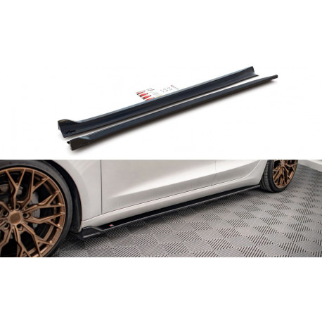 Body kit i vizualni dodaci Bočne lipove pragova V.2 Tesla Model 3 | race-shop.hr