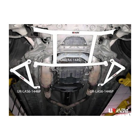 Povezivači muldi Nissan 370Z /Infiniti G37 Ultra-R 4-točkasti donji povezivač muldi prednjeg poda 1445 | race-shop.hr