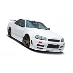 MAXTON DESIGN prednji blatobrani (Z-TYPE look) za NISSAN SKYLINE R34 GTR (FOR Z-TYPE BUMPER), stakloplastika