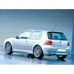 Stražnji branik EXTENSION VW GOLF 4 25`TH ANNIVERSARY LOOK (with exhaust hole)
