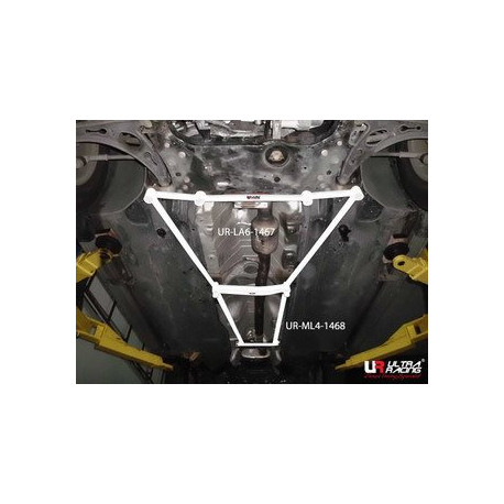 Povezivači muldi VW Tiguan 07-12 2WD/4WD Ultra-R 4-točkasti donji povezivač srednjeg poda 1468 | race-shop.hr