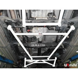 Isuzu D-Max 3.0D 02+ UltraRacing donji povezivač muldi srednjeg poda 4-točkasti