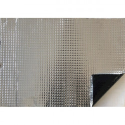 Zvučna izolacija Xdamp Alubutyl ploča 50×70 x 0,2 cm - samoljepljiva