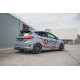 Body kit i vizualni dodaci MAXTON DESIGN Racing Durability stražnji difuzor + krila za Ford Fiesta Mk8 ST | race-shop.hr