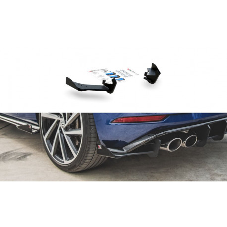 Body kit i vizualni dodaci Stražnje krilo lajsne difuzora + Krila VW Golf 7 R Facelift | race-shop.hr