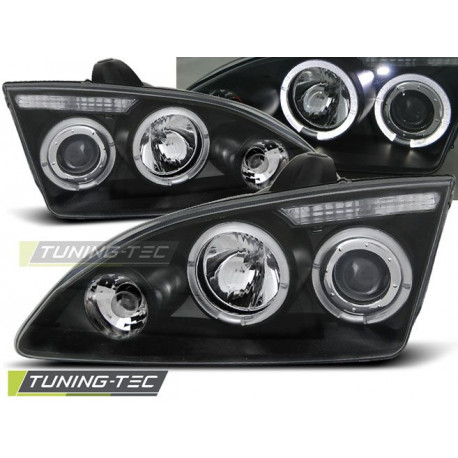 Rasvjeta Farovi FORD FOCUS II 09.04-01.08 angel eyes BLACK | race-shop.hr