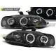 Rasvjeta Farovi HONDA CIVIC 09.91-08.95 2D/3D angel eyes BLACK | race-shop.hr